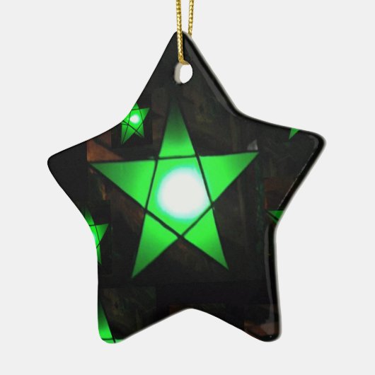 Green Parol Keramisch Ornament (Links)