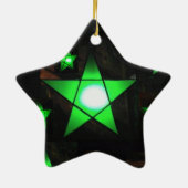 Green Parol Keramisch Ornament (Achterkant)