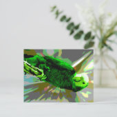 Green Parrot 6537 Briefkaart (Staand voorkant)