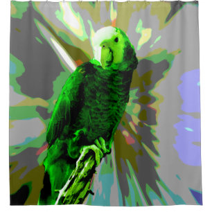 Green Parrot 6537 Douchegordijn