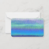 green parrot address cards notitiekaartje (Achterkant)