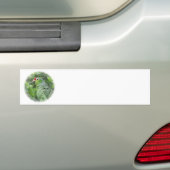 Green Parrot Bumpersticker (Op auto)