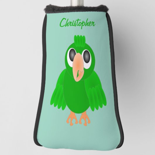 Green Parrot Design Golfheadcover (Draai 90)