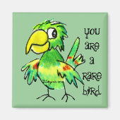 Green Parrot Magnet (Voorkant)