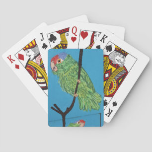 green parrot speelkaarten