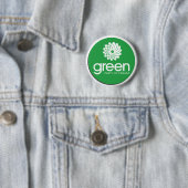 Green Party of Canada Logo Ronde Button 5,7 Cm (In situ)