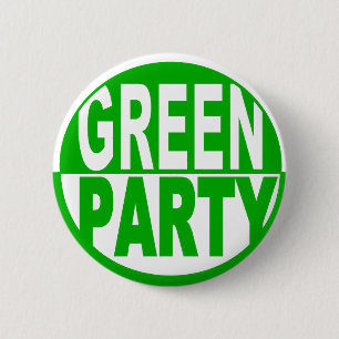 Green Party USA Ronde Button 5,7 Cm