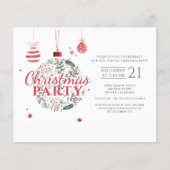 Green Party voor kerstfeest Flyer (Voorkant)