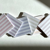 Green Pastel Stripe Post-It Notes