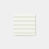 Green Pastel Stripe Post-It Notes (Voorkant)