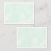 Green Pastel Watercolor Blank All Occasion Notitiekaartje (Voorkant / Achterkant)