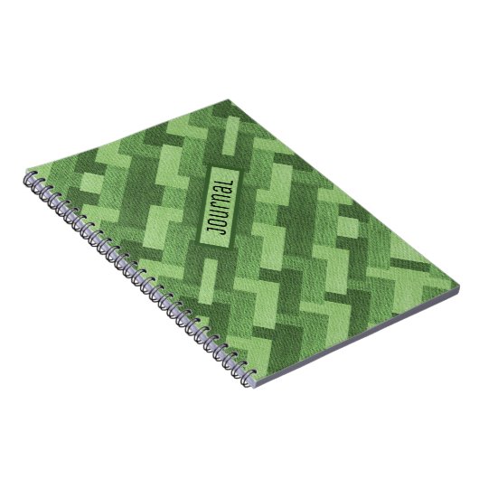 Green Pattern Prayer Journal Notitieboek (Rechterzijde)