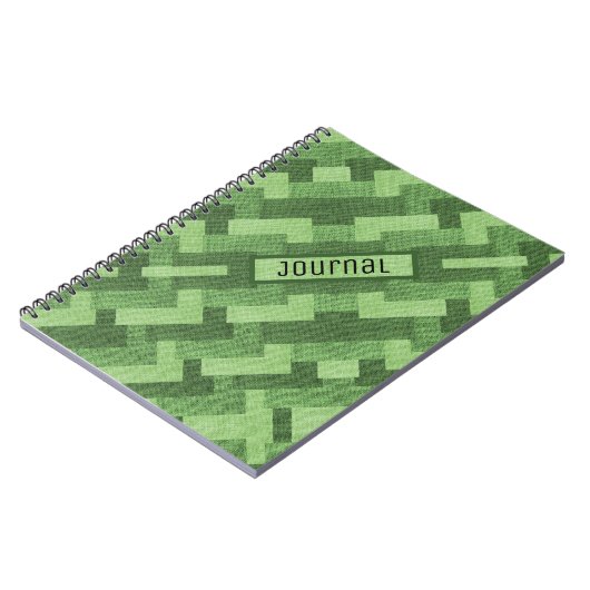 Green Pattern Prayer Journal Notitieboek (Linkerzijde)