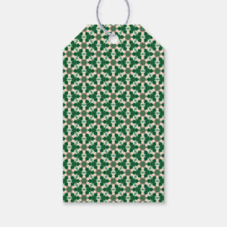 Green Patterned Cadeaulabel