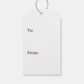 Green Patterned Cadeaulabel (Achterkant)