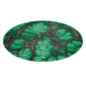 Green Patterned Malachite Snijplank (Hoek)