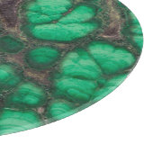 Green Patterned Malachite Snijplank (Hoek)