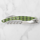 Green Patterned Waiter's Kurkentrekker (Achterkant)