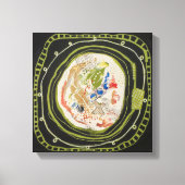 Green Peace 1 Canvas met omhulde afdruk (Voorkant)