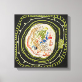 Green Peace 1 Canvas met omhulde afdruk