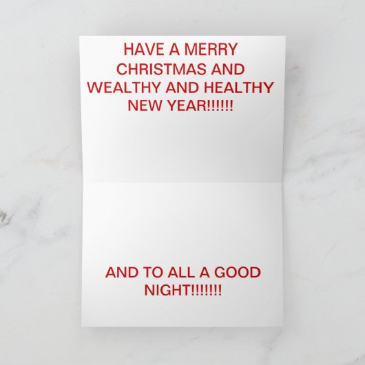 Green Peace Christmas-Kaart Feestdagen Kaart (Binnen)