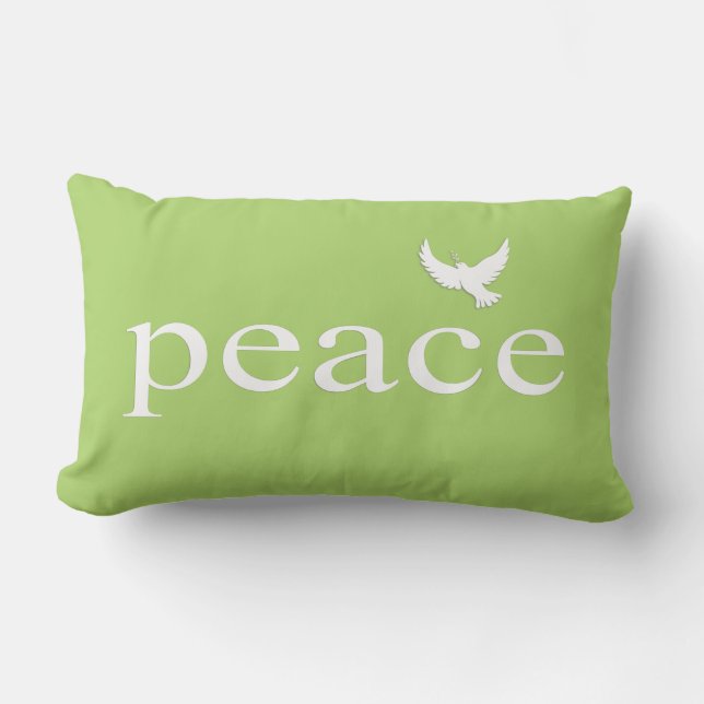 Green Peace Citaat Kussen (Voorkant)