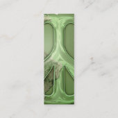 Green Peace on Earth Profile Card Mini Visitekaartje (Achterkant)