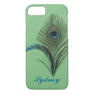 Green Peacock iPhone 7 Hoesje
