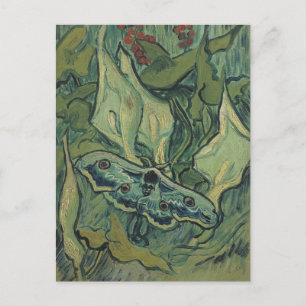 Green Peacock (keizer) Moth door Vincent van Gogh Briefkaart