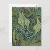 Green Peacock (keizer) Moth door Vincent van Gogh Briefkaart (Voorkant / Achterkant)