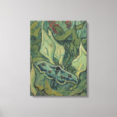 Green Peacock (keizer) Moth door Vincent van Gogh Canvas Afdruk (Voorkant)