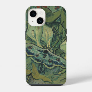 Green Peacock (keizer) Moth door Vincent van Gogh iPhone 14 Hoesje