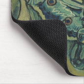 Green Peacock (keizer) Moth door Vincent van Gogh Muismat (Hoek)