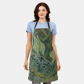 Green Peacock (keizer) Moth door Vincent van Gogh Schort (Gedragen)