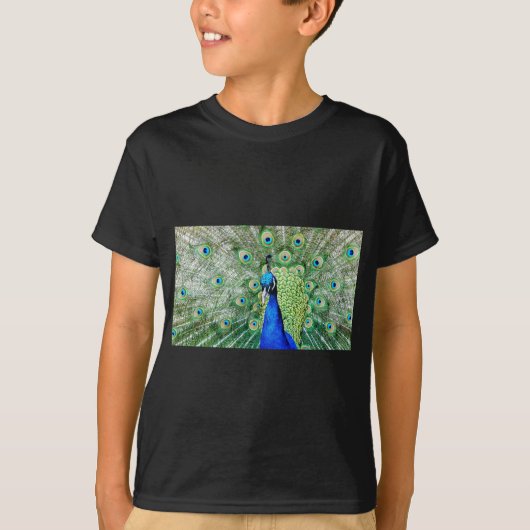 Green Peacock T-shirt (Voorkant)