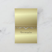 Green Peacock Wedding Dank u kaarten (Binnen)