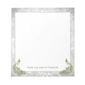 Green Peacocks Notitieblok (Voorkant)