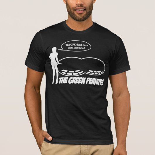 GREEN PEANUTS Nick T-shirt (Voorkant)