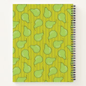 Green Pear Illustratie Patroon Recept Boek (Achterkant)