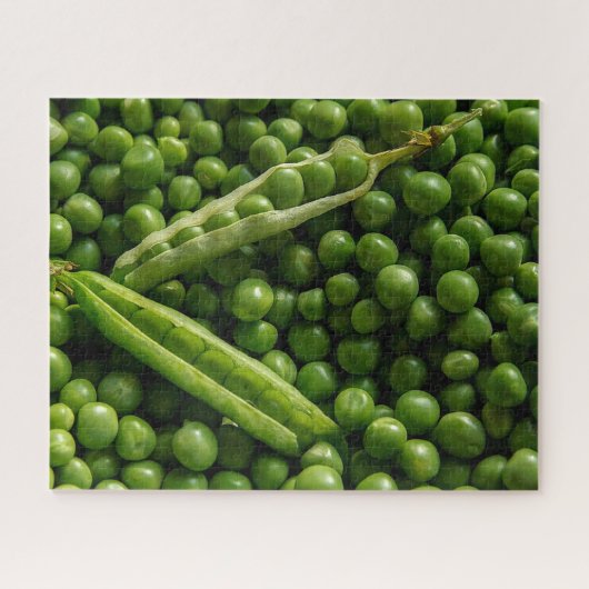 Green Peas Photo Puzzle Legpuzzel (Horizontaal)