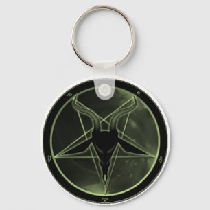 Green Pentagram Sleutelhanger