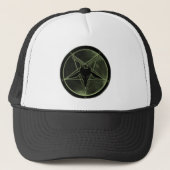 Green Pentagram Trucker Pet (Voorkant)