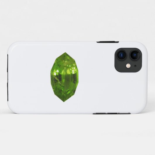 Green Peridot Gemstone Case-Mate iPhone Case (Achterkant (horizontaal))