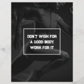 Green Personal Trainer and Fitness Coaching Flyer (Achterkant)