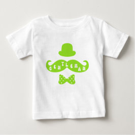 Green Pet Mustache Casual Baby Boy T-Shirt