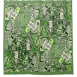 GREEN PHOENIX ABSTRACT DOUCHEGORDIJN