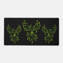 Green Phoenix stijgt op zwart Bureaumat