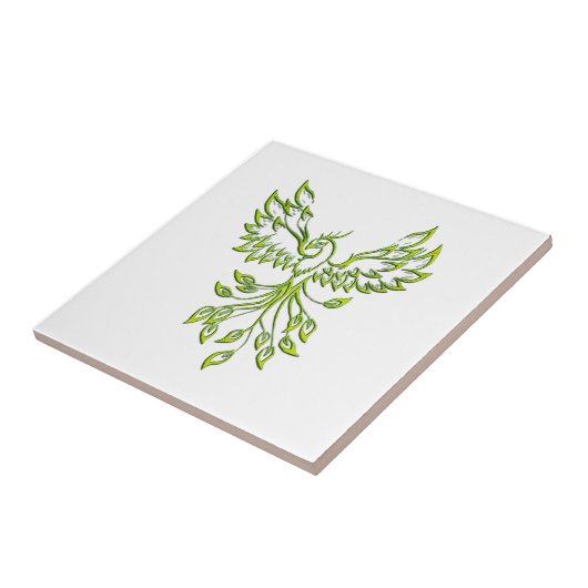 Green Phoenix Tegeltje (Zijkant)