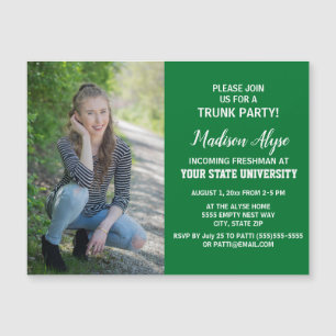 Green Photo Afstuderen College Trunk Party