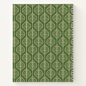 Green Photo Grandma's Recipe Book Notitieboek (Achterkant)